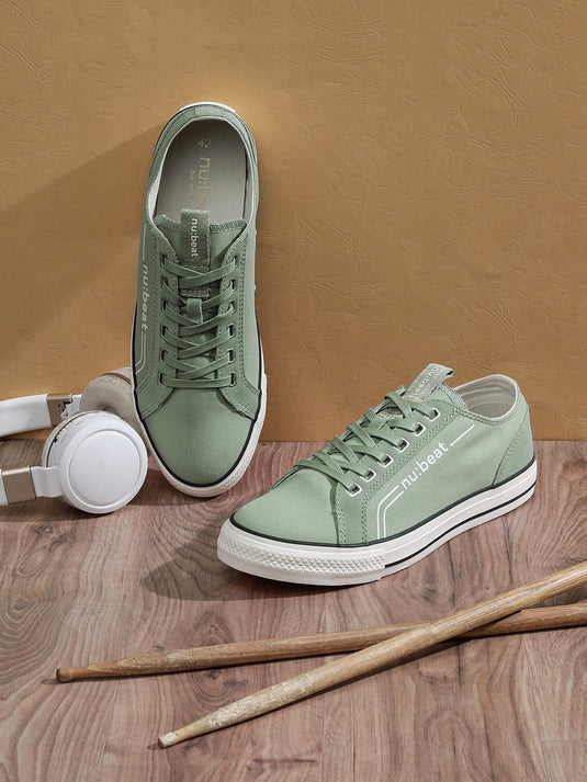 C MAJOR Light Green Glow Sneakers