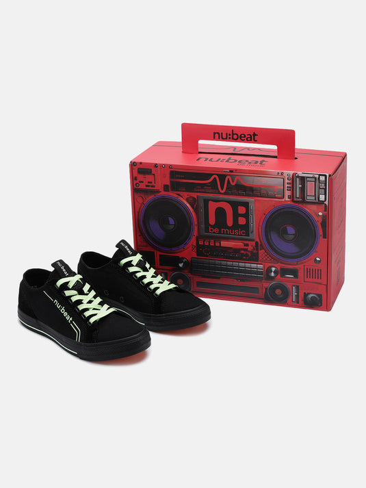 C MAJOR Black Glow Sneakers