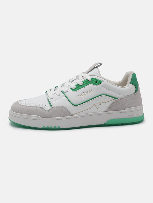 ANTHEM White & Green Glow Sneakers
