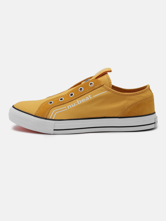 C MINOR Yellow Slip-On Glow Sneakers