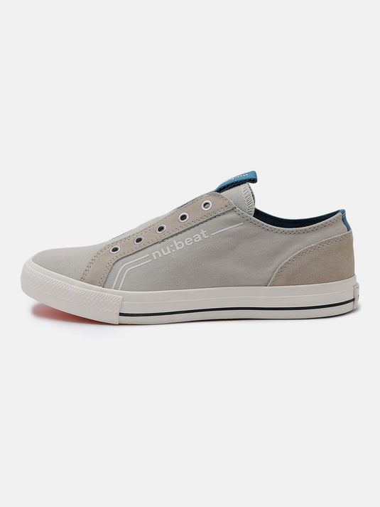 C MINOR Light Grey Slip-On Glow Sneakers