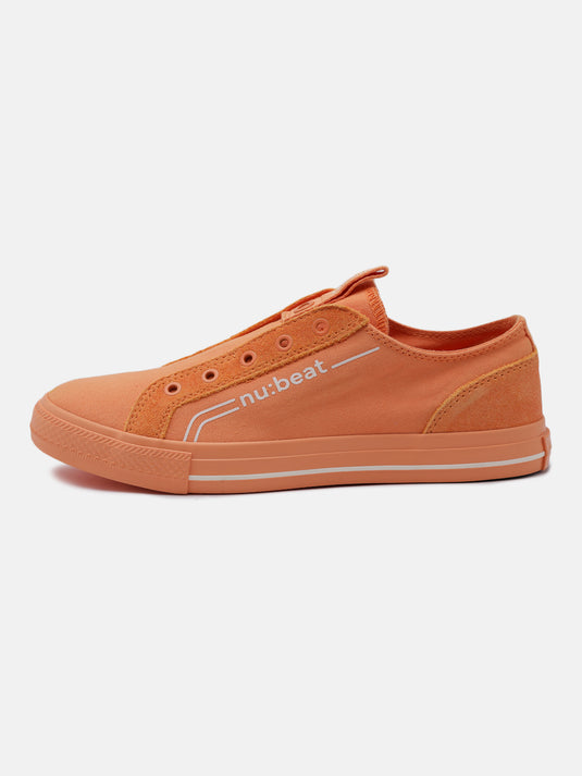 C MINOR Orange Slip-On Glow Sneakers