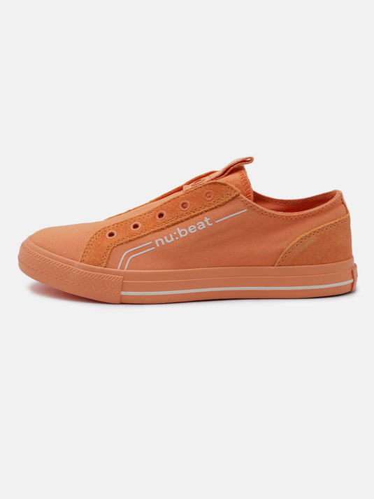 C MINOR Orange Slip-On Glow Sneakers