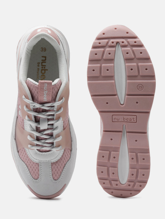 GROOVESTAR White & Rose Sneakers