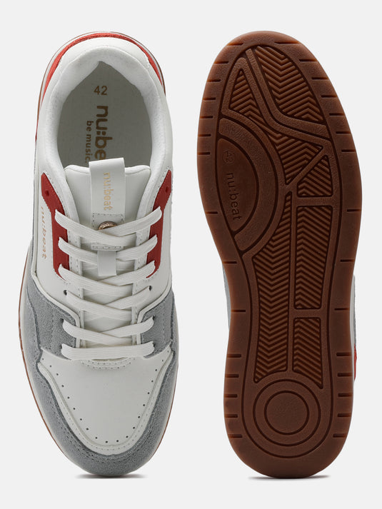 ANTHEM Off-White & Grey Sneakers