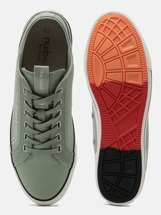 C MAJOR Light Green Glow Sneakers