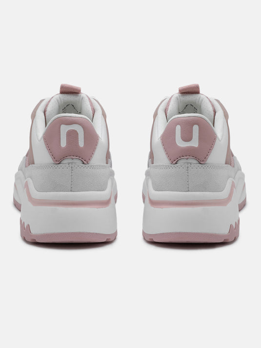 GROOVESTAR White & Rose Sneakers