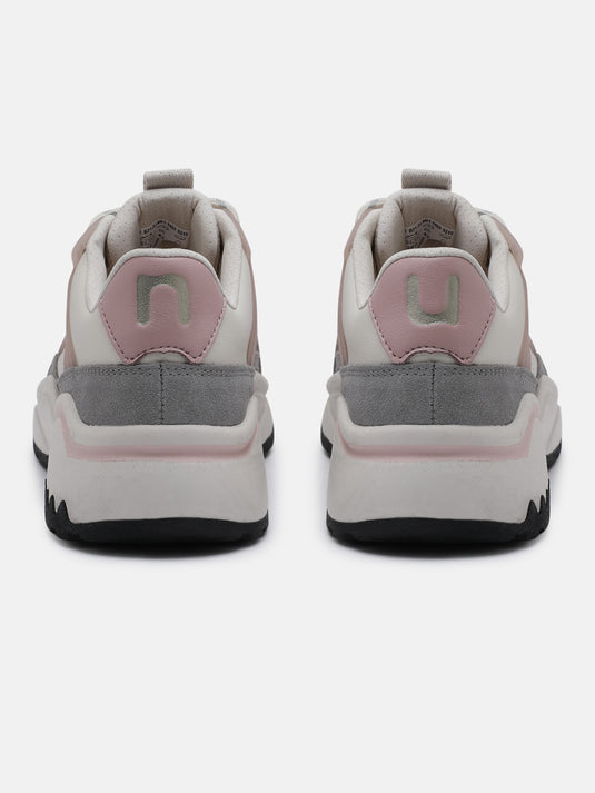 GROOVESTAR Beige & Grey Sneakers