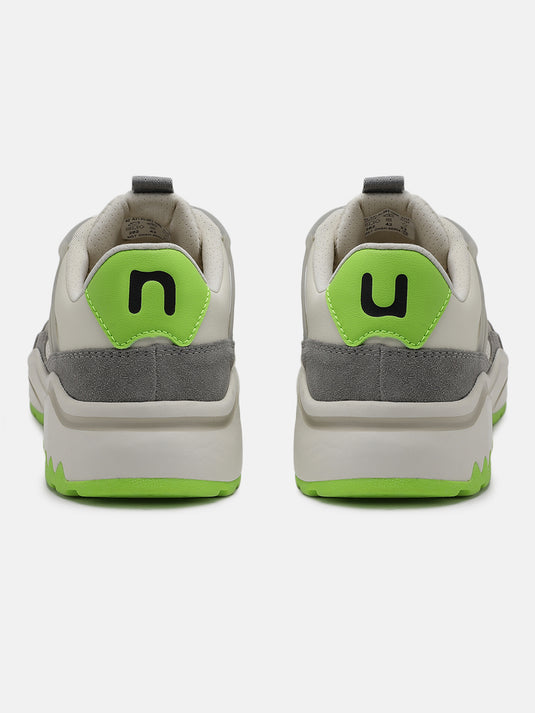 GROOVESTAR Off-White & Grey Sneakers