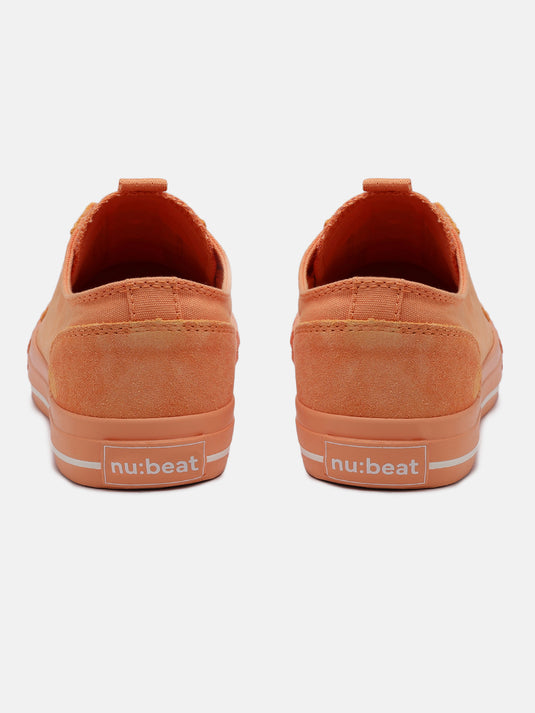 C MINOR Orange Slip-On Glow Sneakers
