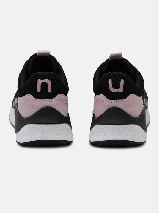 HIPSONIC Black & Rose Sneakers