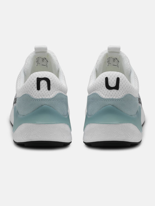 HIPSONIC White & Light Blue Sneakers