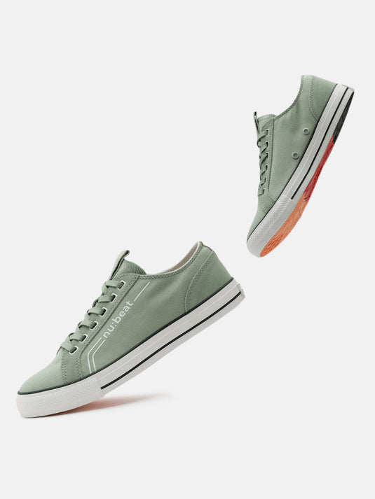 C MAJOR Light Green Glow Sneakers