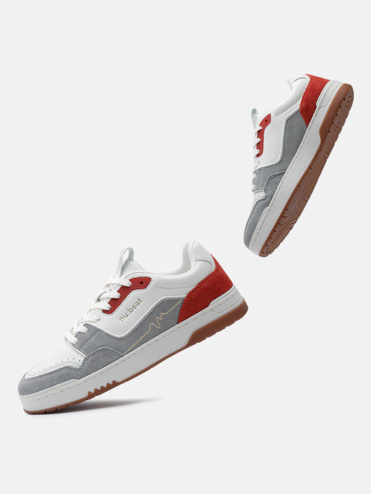 ANTHEM Off-White & Grey Sneakers