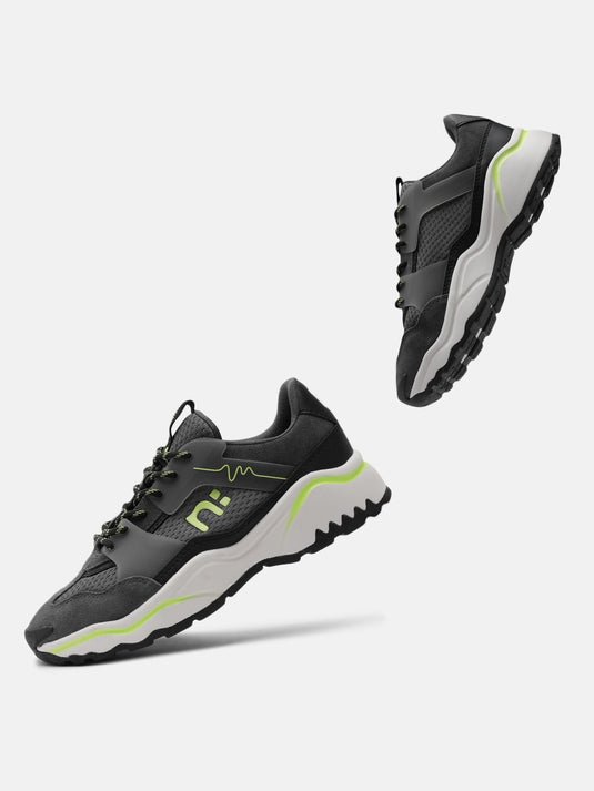 GROOVESTAR Dark Grey Glow Sneakers