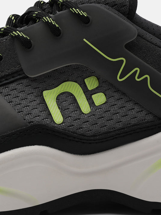 GROOVESTAR Dark Grey Glow Sneakers