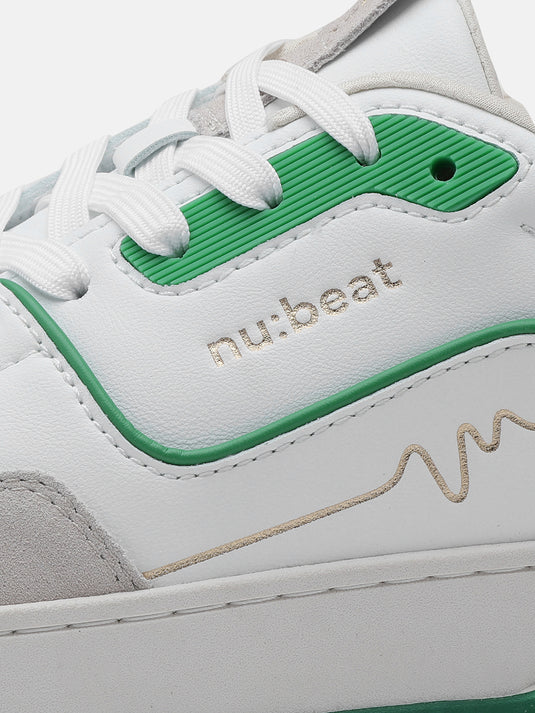 ANTHEM White & Green Glow Sneakers
