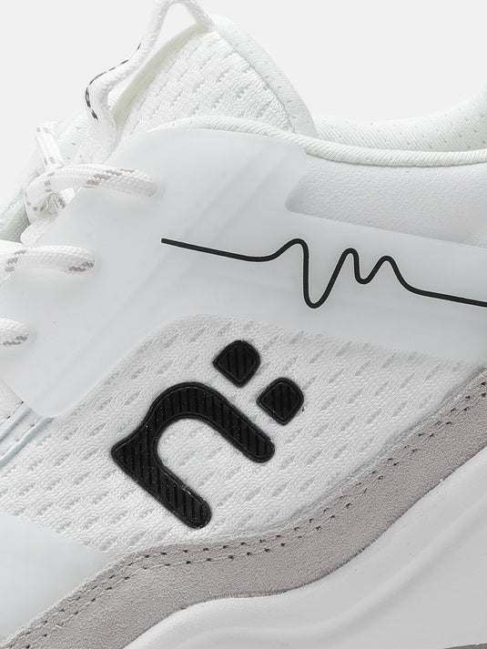 GROOVESTAR White & Beige Sneakers