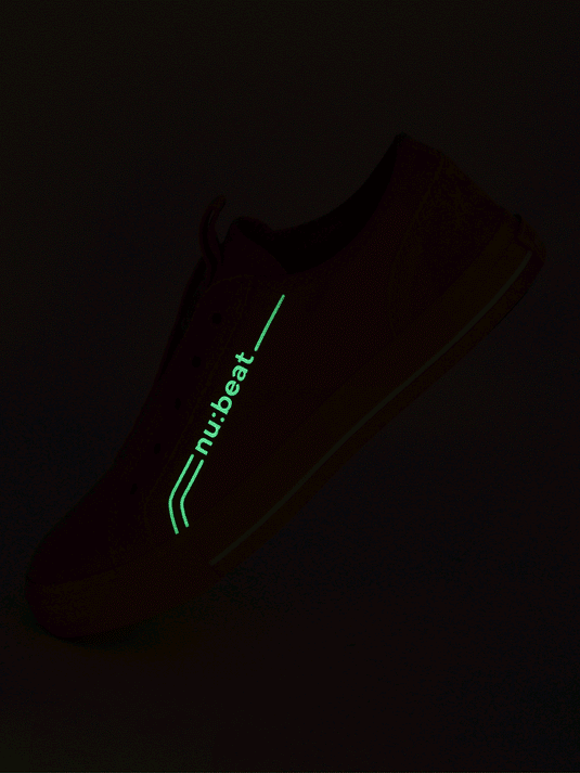 C MINOR Orange Slip-On Glow Sneakers