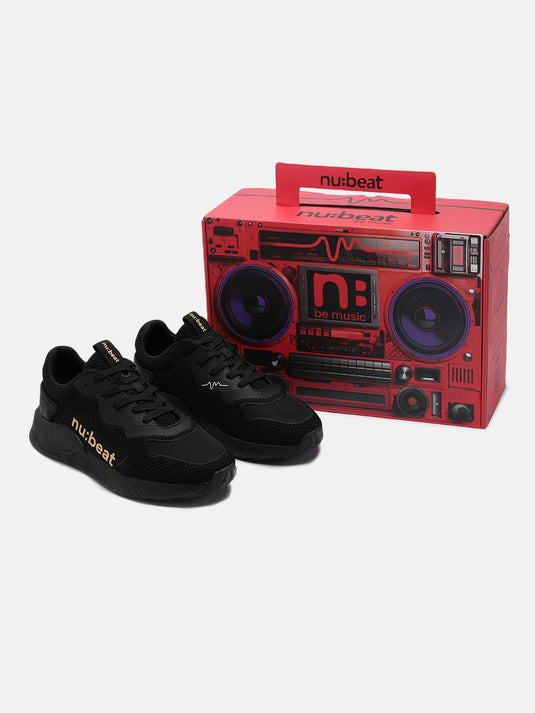 HIPSONIC Black Sneakers