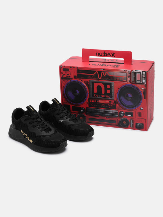 HIPSONIC Black Sneakers