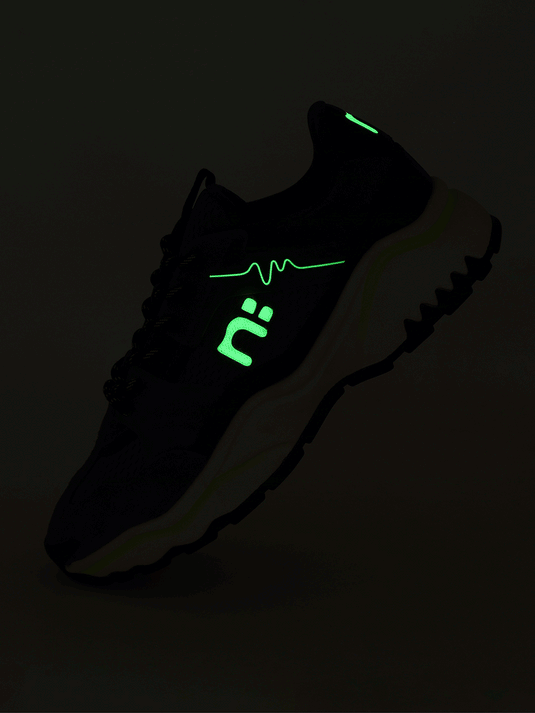 GROOVESTAR Dark Grey Glow Sneakers