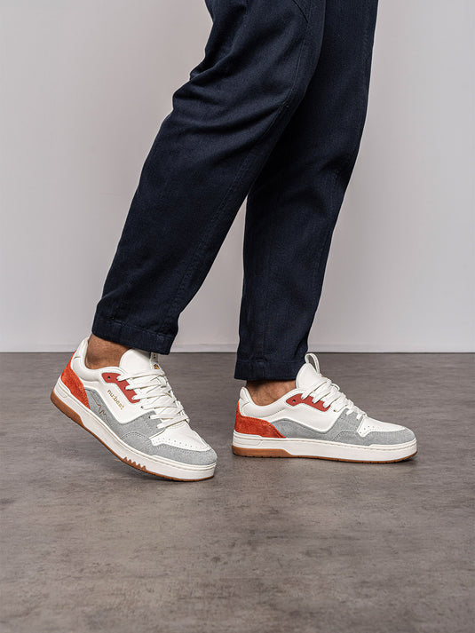 ANTHEM Off-White & Grey Sneakers