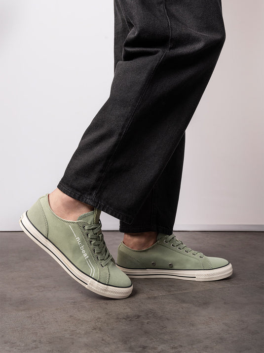 C MAJOR Light Green Glow Sneakers