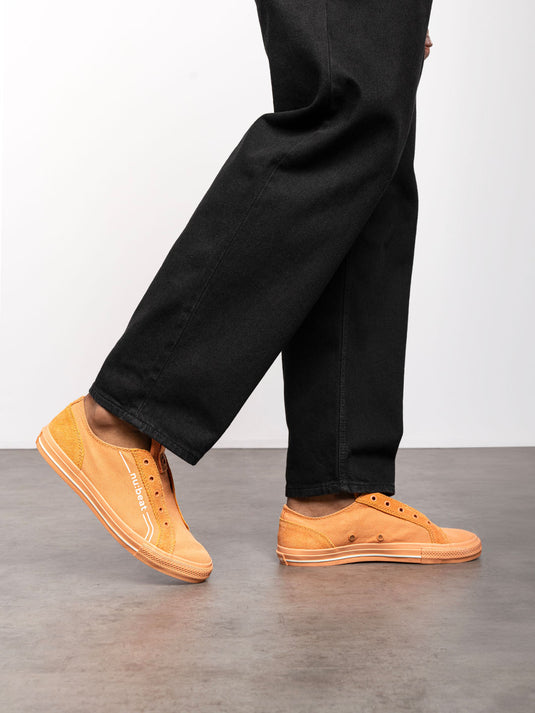 C MINOR Orange Slip-On Glow Sneakers