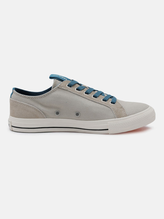 C MAJOR Light Grey Glow Sneakers