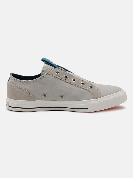 C MINOR Light Grey Slip-On Glow Sneakers