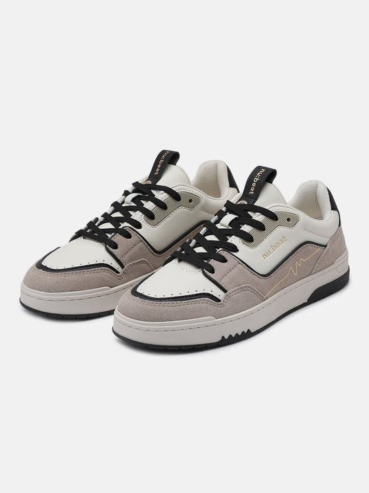 ANTHEM Off-White & Taupe Sneakers